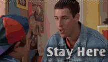 Image result for stay here as long as you can gif